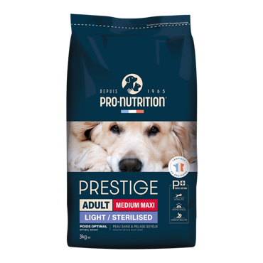 Pro-Nutrition Prestige Adult Medium Maxi Light Sterilised 3kg